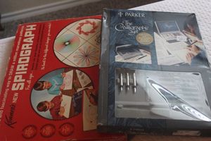 lot 93 image: Vintage Spirograph and Calligraphy Set