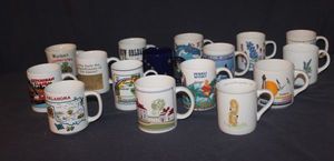 lot 253 image: Variety Of Coffee Cups To Start Your Day With