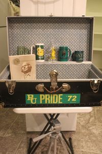 lot 265 image: Storage Chest and Other Baylor Swag