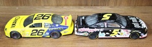 lot 29 image: FORD TAURUS RALLY CAR W NATIONWIDE SPONSORS, CHEERIOS, BETTY CROCKER, 164 SCALE  and2002 Racing Champions #5 TERRY LABONTE Got Milk Kelloggs 124 Diecast