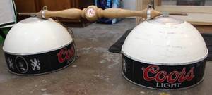 lot 53 image: Coors light hanging lights they worked when posted see next pic.