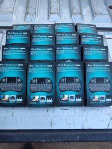lot 72 image: 16 mini keyboard worlds most mini wireless keyboard and mouse combo