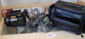 lot 86 image: Sony  handycam 114900 not tested