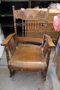 lot 108 image: rocking chair