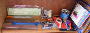 lot 129 image: Rulers magnifying glasses clips and much more see all pictures