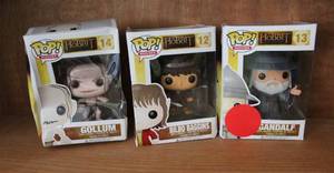 lot 144 image: Hobbit pop collectibles