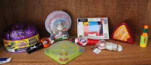 lot 153 image: Mixed toy lot like lalaloopsy  brain breaks  magnetic poetry and more