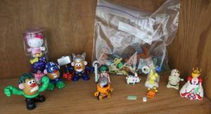 lot 160 image: Toy lot Mr potato Head marvel hello kitty and more see all pictures