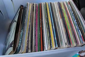 lot 233 image: large lot of records see pics
