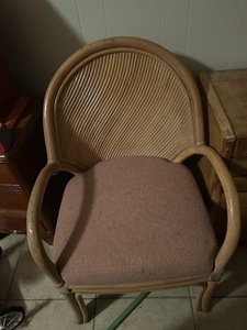 lot 244 image: Bamboo chair