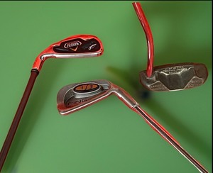 lot 12 image: Callaway Fusion Big Bertha Driver, Ping i3 Iron, &amp Ping Echo 2 Putter