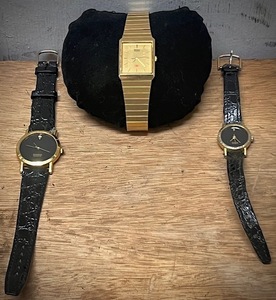 lot 33 image: Seiko 5 Wrist Watch &amp His and Hers Diamond Quartz Watches