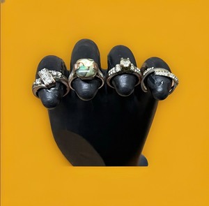 lot 58 image: Four (4) AntiqueVintage Rings