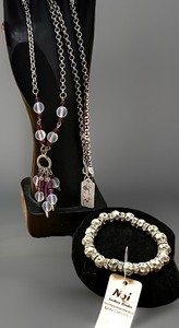 lot 112 image: NEW Jewels by Park Lane Necklace &amp Noi Bracelet