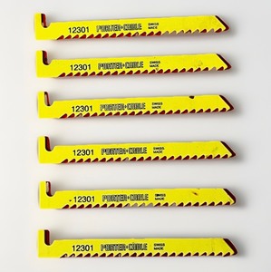 lot 38 image: Six (6) Porter Cable - Rockwell 548 Bayonet Blades #12301 - JigSabre Saw Blades