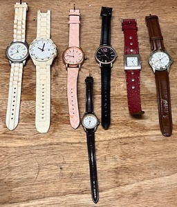 lot 137 image: Seven (7) Wonens Watches - Including Fossil