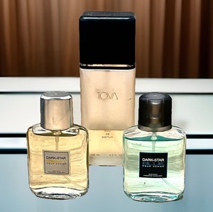 lot 157 image: Watermark Beautys Dark Star 3 Mens Cologne - Includes Dark Star Blue, and Dark Star Impact W Partial Bottle of RARE Discontinued Tova Eau De Parfum