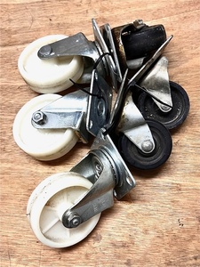 lot 248 image: Six (6) Heavy Duty Casters of Two Sizes