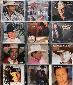 lot 192 image: Twelve (12) CDs from Some of Countrys Greatest - Including George Strait, Alan Jackson, &amp Travis Tritt&nbsp