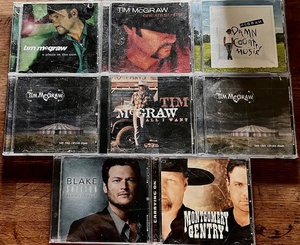 lot 193 image: Eight (8) CDs from Dome of Todays Greatest Country Stars - Including Tim McGraw &amp Blake Shelton