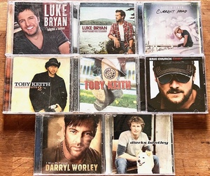 lot 194 image: Eight CDs from Some of Todays Greatest Country Stars - Including Luke Bryan, Toby Keith, &amp Eric Church