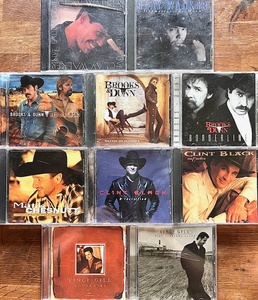 lot 196 image: Ten (10) CDs from Some of Countrys Greatest - Including Brooks &amp Dunn, Clint Black, &amp Vince Gill
