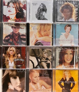lot 198 image: Twelve CDs - From Some of Countrys Greatest Female Artists - Including Shania Twain, Tanya Tucker, &amp Miranda Lambert