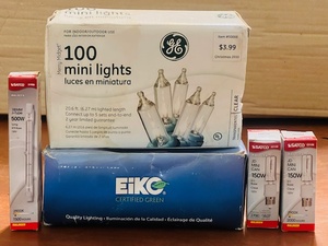 lot 244 image: Upgrade Replacement Light Bulbs - Including GE, SATCO, &amp EiKO Certified Green