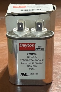 lot 230 image: Dayton AC Start Capacitor
