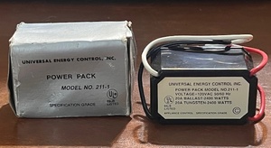 lot 252 image: UNIVERSAL ENERGY CONTROL 213-1 277VAC 20A - NEW