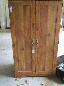 lot 60 image: double door storage cabinet