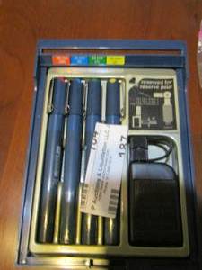 lot 187 image: STAEDTLER  MARSMATIC 700 TECHNICAL PEN SET