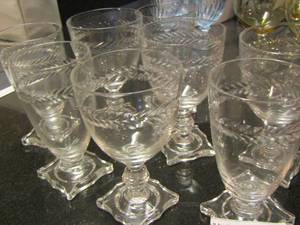 lot 210 image: wine glasses