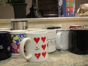 lot 227 image: various coffee cups