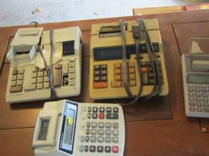lot 159 image: qty 4 calculators