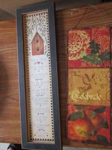 lot 162 image: qty 2 wall art
