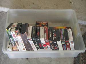 lot 178 image: vhs tapes