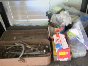 lot 233 image: Various bolts, nails, and more