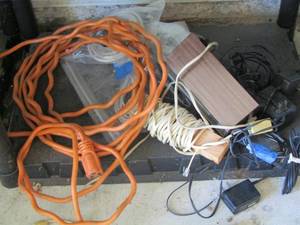 lot 234 image: Extension cord and various other cords