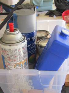 lot 273 image: used spray paint lot