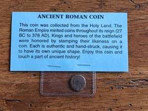 lot 86 image: Ancient Roman Coin - collected from the Holy Land