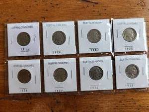 lot 104 image: Selection of Buffalo Nickels