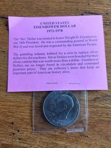 lot 26 image: 1971 U.S. Ike dollar