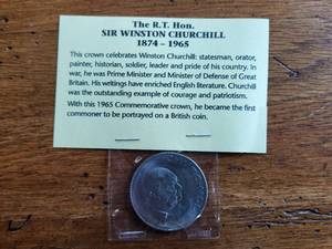lot 137 image: The R.T. Hon. Sir Winston Churchill 1965 Commemorative coin