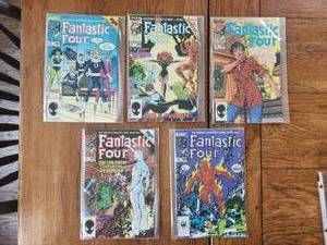 lot 90 image: Marvel Comics - Vintage 65 & 75 cent - 1980s - Fantastic Four - #s 285,286,287,288, and 289