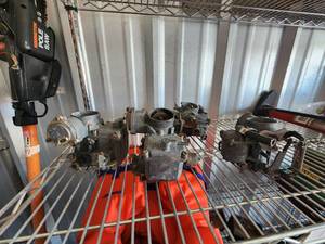 lot 180 image: Selection of 4 vintage VW Beetle carburetors
