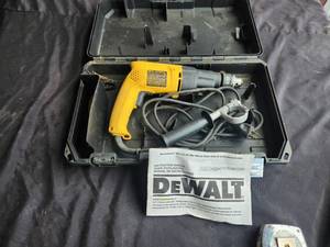 lot 78 image: DeWalt DW505 12 hammer drill in case
