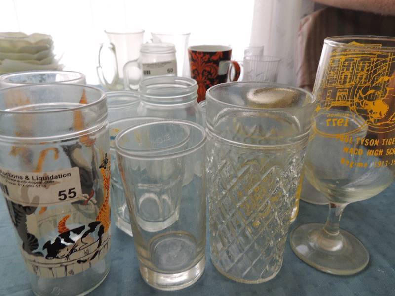 lot 55 image: GLASSES INCLUDING CHARACTER GLASSES...
