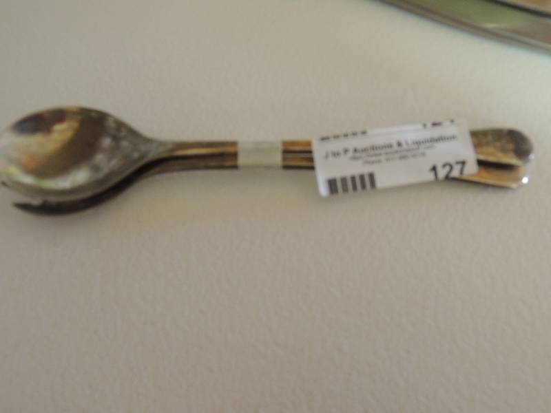 lot 127 image: salad spoon and fork from Austria...