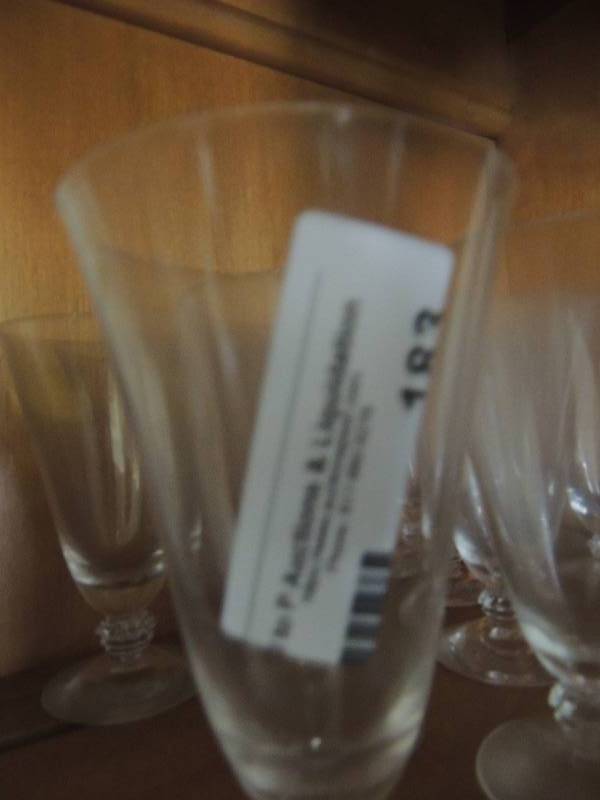 lot 183 image: 11 FOSTORIA WATER GLASSES  - PATTER...